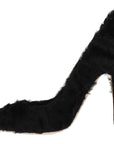 Dolce & Gabbana Elegant Pumps in Luxe Xiangao Fur Leather