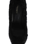 Dolce & Gabbana Elegant Pumps in Luxe Xiangao Fur Leather