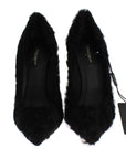 Dolce & Gabbana Elegant Pumps in Luxe Xiangao Fur Leather