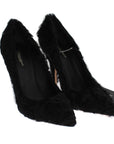 Dolce & Gabbana Elegant Pumps in Luxe Xiangao Fur Leather