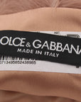 Dolce & Gabbana Elegant Beige Suede Elbow-Length Gloves