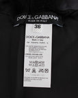 Dolce & Gabbana Black Fox Fur Chic Shoulder Wrap