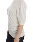 Dolce & Gabbana Elegant White Cashmere Sweater