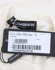 Dolce & Gabbana Elegant White Cashmere Sweater