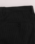 Dolce & Gabbana Elegant Striped Straight Fit Dress Trousers