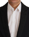 Dolce & Gabbana Elegant Black Two-Piece Martini Suit