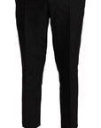 Dolce & Gabbana Elegant Black Two-Piece Martini Suit