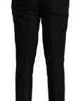 Dolce & Gabbana Elegant Black Two-Piece Martini Suit