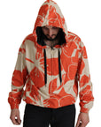 Dolce & Gabbana Elegant Floral Zip Hooded Sweater