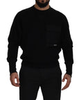 Dolce & Gabbana Elegant Crewneck Cotton Blend Sweater