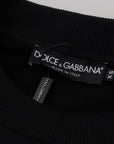 Dolce & Gabbana Elegant Crewneck Cotton Blend Sweater