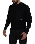 Dolce & Gabbana Elegant Crewneck Cotton Blend Sweater