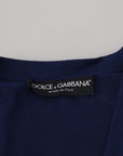 Dolce & Gabbana Elegant Virgin Wool Blue Cardigan Sweater