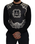 Dolce & Gabbana Elegant Wool Silk Blend Crewneck Sweater