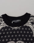 Dolce & Gabbana Elegant Wool Silk Blend Crewneck Sweater
