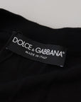 Dolce & Gabbana Elegant Wool Buttoned Black Cardigan