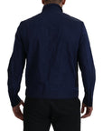 Dsquared² Svelte Dark Blue Cotton Shirt