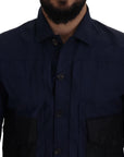 Dsquared² Svelte Dark Blue Cotton Shirt