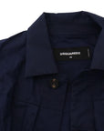 Dsquared² Svelte Dark Blue Cotton Shirt