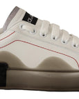 Dolce & Gabbana Elegant White Leather Sneakers