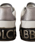 Dolce & Gabbana Elegant White Leather Sneakers