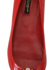 Dolce & Gabbana Red Suede Crystal Loafers - Exquisite Elegance
