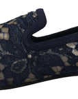 Dolce & Gabbana Elegant Blue Loafers Flats - Summer Chic