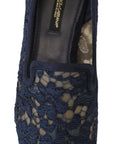 Dolce & Gabbana Elegant Blue Loafers Flats - Summer Chic