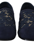 Dolce & Gabbana Elegant Blue Loafers Flats - Summer Chic