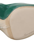 Dolce & Gabbana Emerald Elegance Leather Heels Pumps