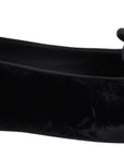 Dolce & Gabbana Elegant Black Silk-Blend Loafers