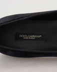 Dolce & Gabbana Elegant Black Silk-Blend Loafers