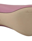 Dolce & Gabbana Devotion Leather Heels in Pink
