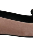Dolce & Gabbana Elegant Pink Velvet Devotion Loafers