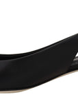 Dolce & Gabbana Elegant Black Leather Slingback Pumps