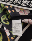 Dolce & Gabbana Silk Baroque Floral Round Neck Blouse