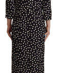Dolce & Gabbana Polka Dot Sheath Midi Elegance