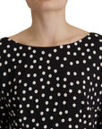 Dolce & Gabbana Polka Dot Sheath Midi Elegance