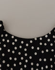 Dolce & Gabbana Polka Dot Sheath Midi Elegance