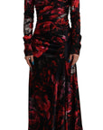 Dolce & Gabbana Elegant Floral A-Line Sheath Dress