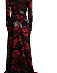 Dolce & Gabbana Elegant Floral A-Line Sheath Dress