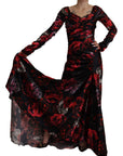 Dolce & Gabbana Elegant Floral A-Line Sheath Dress