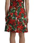 Dolce & Gabbana Multicolor Floral A-Line Dress