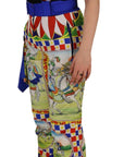 Dolce & Gabbana Multicolor High Waist Snow Pants