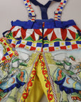 Dolce & Gabbana Multicolor High Waist Snow Pants