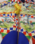 Dolce & Gabbana Multicolor High Waist Snow Pants