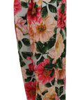Dolce & Gabbana Exquisite Silk High Waist Pants