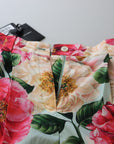 Dolce & Gabbana Exquisite Silk High Waist Pants