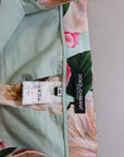 Dolce & Gabbana Exquisite Silk High Waist Pants