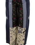 Dolce & Gabbana High-Waist Multicolor Wide-Cut Jeans